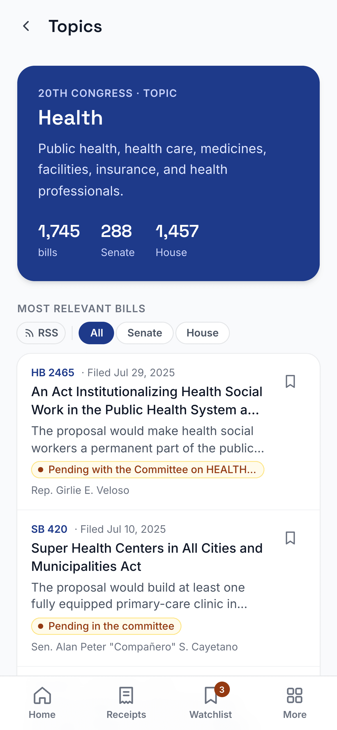 CivicSync PH: Browse by topic