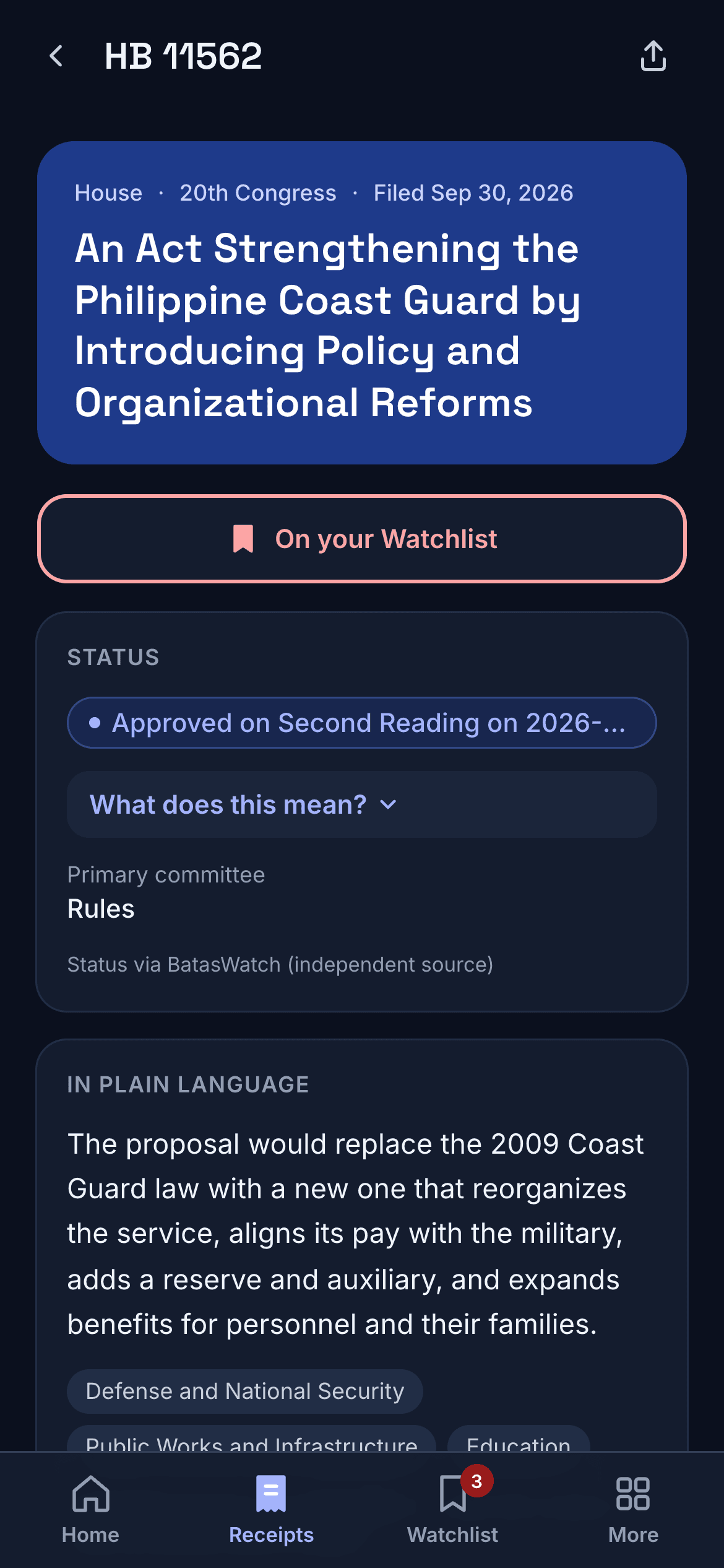 CivicSync PH: Dark mode